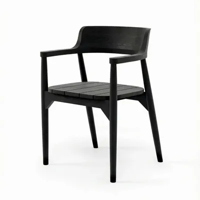 Chaises - La Chaise Febriansah - Noire - BAZAR BIZAR LIVING