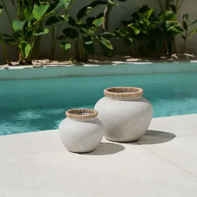 Vases - Le Vase Styly - Béton Naturel - S - BAZAR BIZAR LIVING