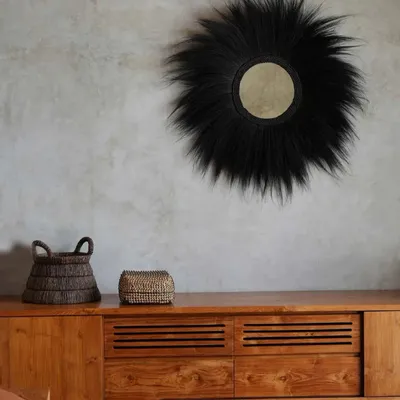 Miroirs - Le Miroir Simba - Noir - L - BAZAR BIZAR LIVING