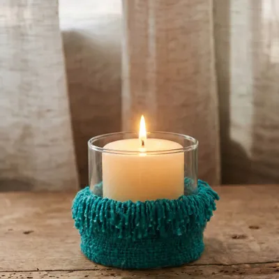 Bougeoirs et photophores  - Le Bougeoir Oh My Gee - Aqua - XL - BAZAR BIZAR LIVING