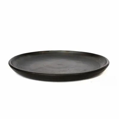 Plats et saladiers - L'Assiette Classique Brûlée - Noir - L - BAZAR BIZAR LIVING