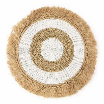 Sets de table - Le Set de Table Seagrass Raffia - Blanc Naturel - BAZAR BIZAR LIVING