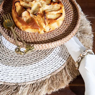 Sets de table - Le Set de Table Seagrass Raffia - Blanc Naturel - BAZAR BIZAR LIVING