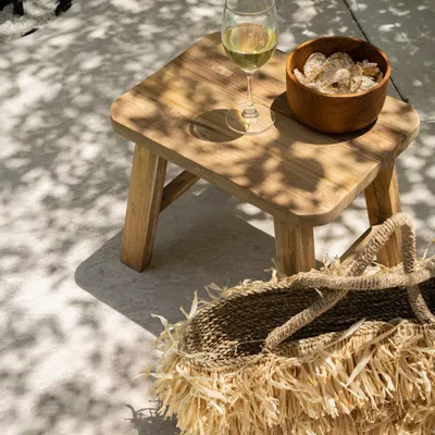 Stools - The Quincy Stool - Natural - BAZAR BIZAR LIVING