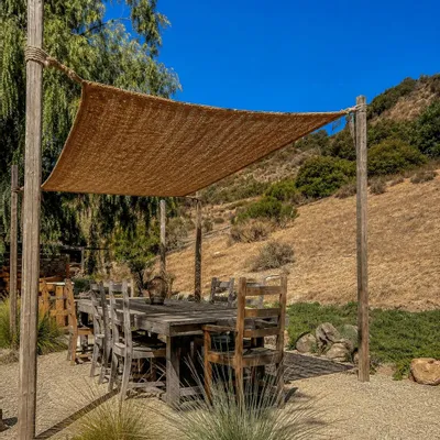 Parasols - Le Coco Shade Rectangulaire - Naturel - 300x200 - BAZAR BIZAR LIVING