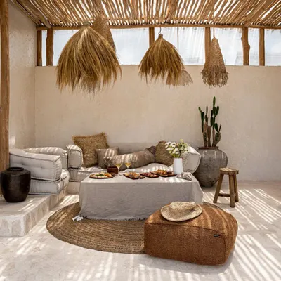 Abat-jours - La Suspension Rayung Hut - Naturel - M - BAZAR BIZAR LIVING