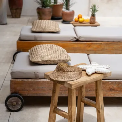 Tabourets - Le Tabouret Silla - Naturel - BAZAR BIZAR LIVING