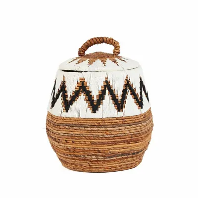 Coffrets et boîtes - Le Panier Little Bay Beach - Naturel Blanc - M - BAZAR BIZAR LIVING