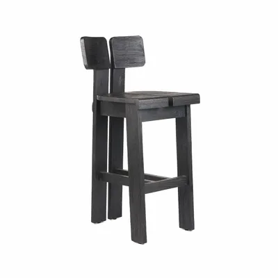 Tabourets - Le Sama Sama Tabouret de Bar - Noir - BAZAR BIZAR LIVING
