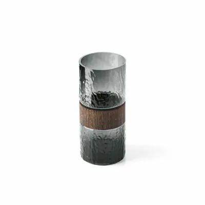 Vases - Le Vase Wood You Be Mine – Gris Foncé – M - BAZAR BIZAR LIVING