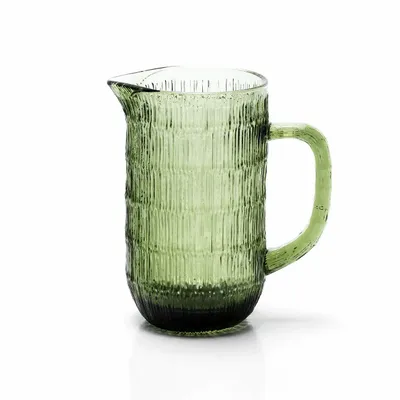 Verres - La Carafe Moss Ripple - Verte - BAZAR BIZAR LIVING