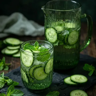 Verres - Le Verre D’Eau Moss Ripple - Vert - BAZAR BIZAR LIVING