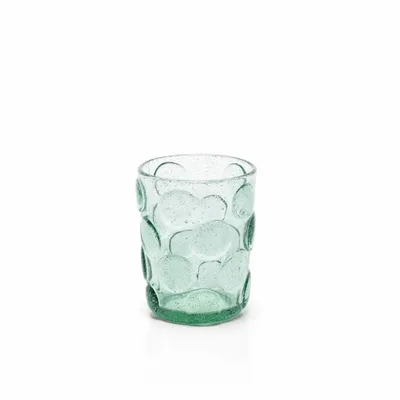Verres - Le Verre D’Eau Frosted Dot - Aqua - BAZAR BIZAR LIVING