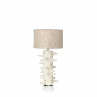Lampes à poser - La Lampe de table Spiketacular - Blanche - M - BAZAR BIZAR LIVING