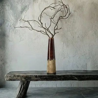 Vases - The Amber Cone Vase - Concrete Brown - L - BAZAR BIZAR LIVING