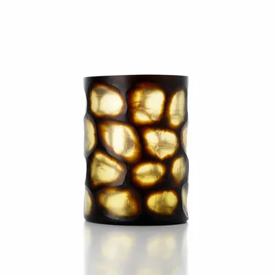 Vases - Le Vase Vague Dorée - Miel - L - BAZAR BIZAR LIVING