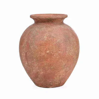 Vases - The Clay Silence Vase - Terracotta - XL - BAZAR BIZAR LIVING