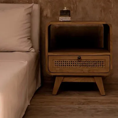 Tables de nuit - La Table de Chevet Breeze - Naturel - BAZAR BIZAR LIVING