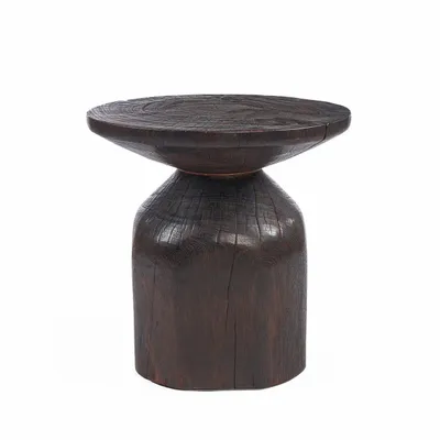 Autres tables  - La Table d’Appoint Drumline - Noyer Foncé - BAZAR BIZAR LIVING