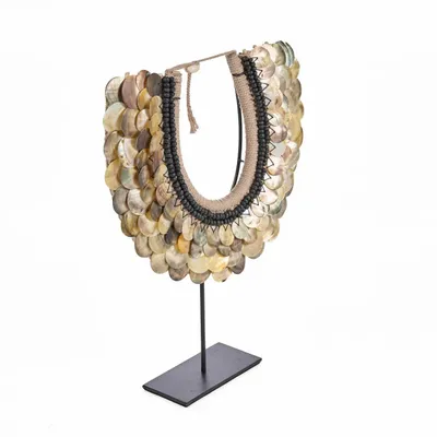 Sculptures, statuettes and miniatures - The Clam Couture on Stand - Natural - BAZAR BIZAR LIVING