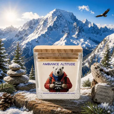Decorative objects - Bougie Naturelle Parfumée MONT-BLANC - AMBIANCE ALTITUDE