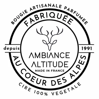 Objets personnalisables - Bougie Naturelle Parfumée CA SENT LE SAPIN ! - AMBIANCE ALTITUDE