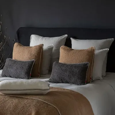 Coussins textile - HOUSSE DE COUSSIN JUNIN CAFE 50X50CM - BRUN DE VIAN-TIRAN