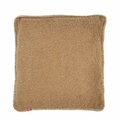 Fabric cushions - CUSHION COVER JUNIN 19,7''X19,7'' - BRUN DE VIAN-TIRAN