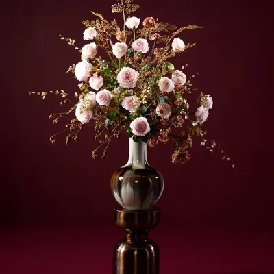 Floral decoration - Autumn Rose mix - SILK-KA BV