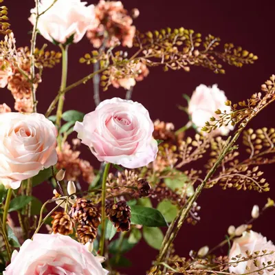 Floral decoration - Autumn Rose mix - SILK-KA BV