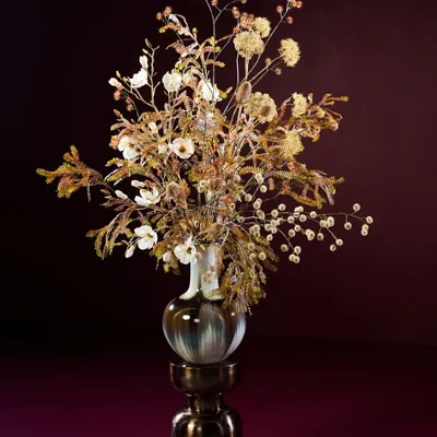 Floral decoration - Sweet Magnolias bouquet - SILK-KA BV