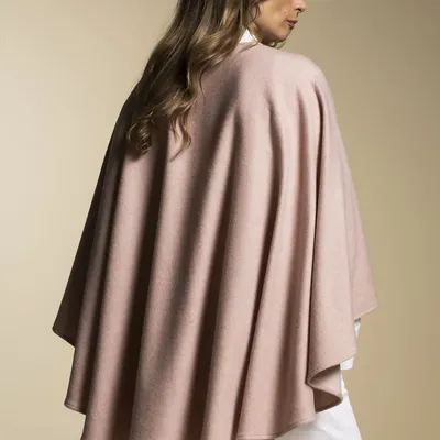 Homewear - CAPE HERA SHERPA ROSE - BRUN DE VIAN-TIRAN