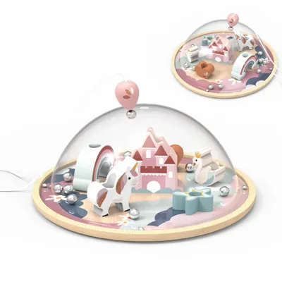 Jouets enfants - SPEEDY MONKEY -Dôme magnétique licorne - SPEEDY MONKEY