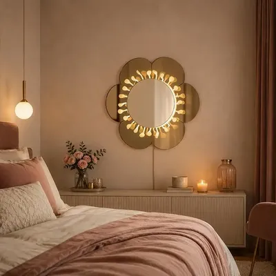 Appliques - Bloom, miroir mural - ANCA FETCU STUDIO