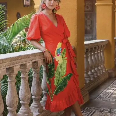 Apparel - Mexican Parrots dress - NACH