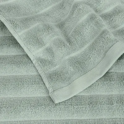 Serviettes de bain - Serviette Varadero 30 x 50 cm, verte, 650 g/m² - DILIOS