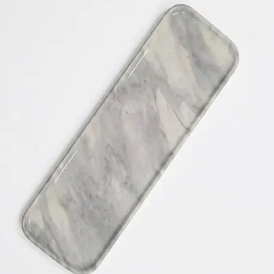 Objets de décoration - Plateau en marbre gris 450X150MM - SAGIT