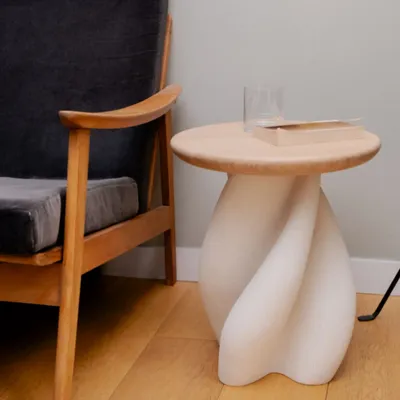 Other tables - Side table 5 - Natural oak - LB CERAMIQUES