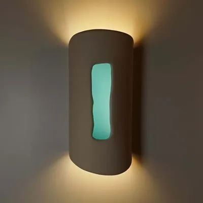 Table lamps - Wall Light I Blue - LB CERAMIQUES