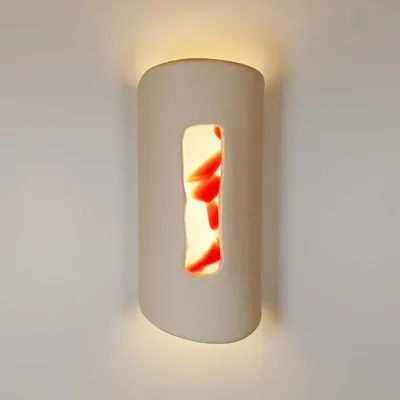 Table lamps - Wall light I Multicolor Pink and Red - LB CERAMIQUES