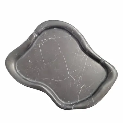 Plateaux - Plateau en marbre noir 250X250MM - SAGIT