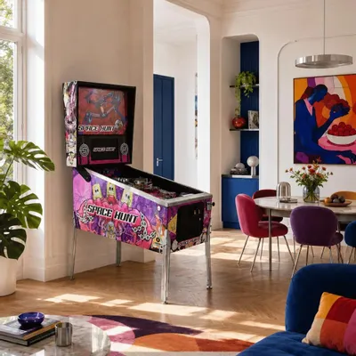 Office design and planning - Space Hunt Pinball Machine - HEXA PINBALL - FABRICANT DE FLIPPER