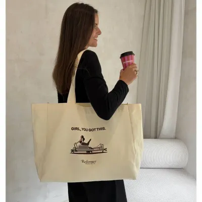 Bags and totes - Reusable tote bag — Nancy Naturel (43×15×36 cm) - MOONPACK