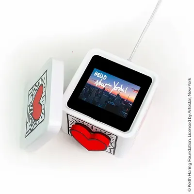 Objets design - Lovebox Keith Haring | Cadre photo connecté, Art, Objet déco, Cadeau - LOVEBOX