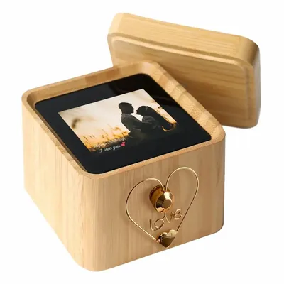 Objets design - Lovebox Eternity | Cadre photo connecté, Boite à bijoux, Objet déco - LOVEBOX