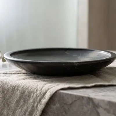 Objets de décoration - Bol en marbre vert fonce - SAGIT