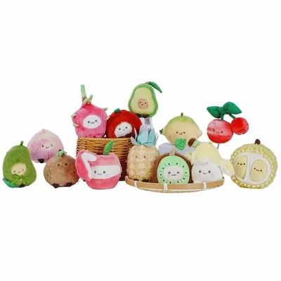 Soft toy - Peluches Fruits - Porte Clés - Boites Mystère - TROUSSELIER ET COMPAGNIE