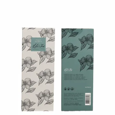 Coffee and tea - Lili’s Tea English Breakfast with Safflower petals 16 pieces - LILI'S TEA