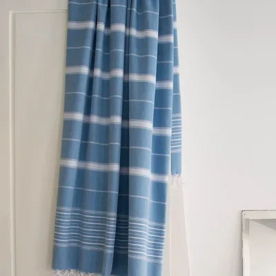 Other bath linens - hammam towel ocean blue-light blue 170x100 cm - OTTOMANIA