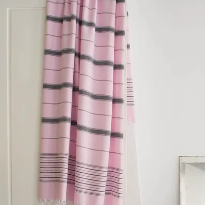 Other bath linens - hammam towel pink/black 170x100cm - OTTOMANIA